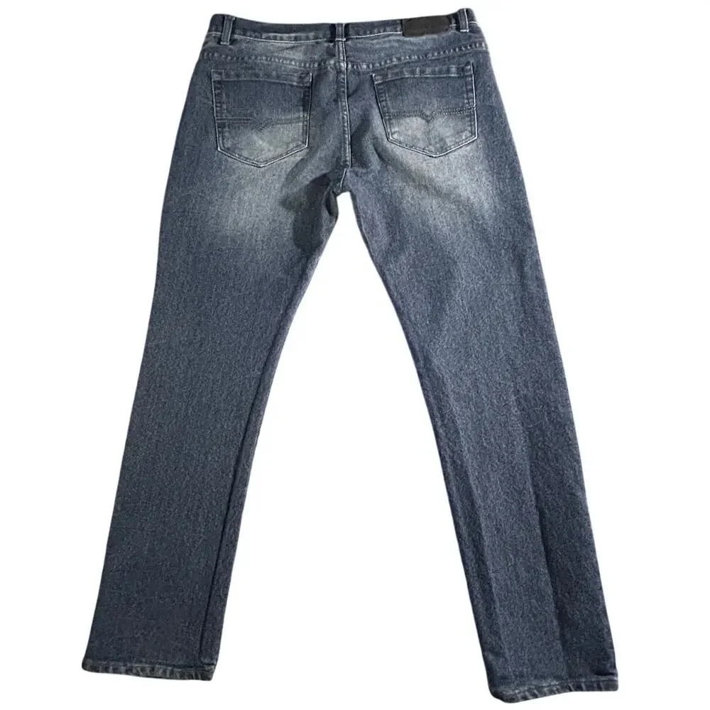 Vintage Genes Slim Fit Men's Jeans W34 L30 Faded Wash